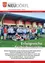 Ein Gruppenfoto von Menschen vor einem Gebäude mit einem Sportvereinsschild. Der Text lautet 'Erfolgreiche Fruhjahrssaison'. Die Menschen lächeln und einige halten Papiere. Das Gebäude hat ein rotes Dach und gelbe Wände. Die Website-Adresse lautet 'www.neudoerfl.gv.at'.