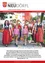 Plakat für das Dorffest 2025, das eine Gruppe von Menschen in traditionellen Kostümen zeigt, darunter Kinder und Erwachsene, die gemeinsam gehen. Der Wetterbericht sagte starken Regen vorher, aber die Veranstaltung fand wie geplant statt.