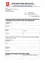 Ein Formular zur Beantragung einer Anpassung einer Beitragszahlung für Schulkosten, Schulferien oder andere schulische Veranstaltungen. Es enthält Felder für den Namen des Antragstellers, Adresse, Kontaktdaten und Bankverbindung.