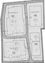 Ein technisches Diagramm zeigt Bauphasen und Messungen. Es enthält Details wie 'BAUSTUFE II', 'GE.', 'GRZ 0.5' und 'GFZ 1.0'. Das Diagramm hat einen Radius von 12 Metern und umfasst verschiedene Messungen und Bezeichnungen.
