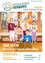 Ein Poster zeigt Kinder in einem Klassenzimmer mit einem Baum im Hintergrund. Vier Kinder halten Ostereier, und der Text 'Frohe Ostern' ist zu sehen. Die Botschaft 'Wunscht die Marktgemeinde Sigmundsherberg!' ist ebenfalls sichtbar.