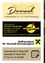 Poster enthält Informationen über ein Café namens Duorzok, Kontaktdaten eines Elektrikers und Termine für Gemeinschaftsveranstaltungen. Die Veranstaltungen sind Feuerwehrball, Bauernball und FF-Fest.