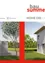 Ein Bild zeigt ein Haus und ein Gebäude mit 'bau mit summer' und 'HOME 120: LICHTVO'. Das Haus hat ein Fenster und einen Baum davor. Draußen steht eine Person im Rollstuhl.