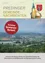 Plakat mit den Worten 'Predling Gemeinde-Nachrichten' und einer malerischen Dorfansicht darunter. Ein roter Kreis in der Mitte steht 'Schone Sommer-ferien!'. Es zeigt eine Aquarellmalerei einer Kirche und einen Fotografenhinweis unten.