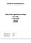 Das Dokument betitelt 'Rechnungabschluss' für das Finanzjahr 2025. Es stammt aus Gemeinde Dechantskirchen. Die Region ist Hartberg-Fürstenfeld, mit der Gemeindekennziffer 62265. Die Fläche beträgt 2.889,00 ha und es leben 2.009 Einwohner dort.