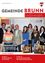 Titelseite einer Zeitschrift mit einem Gruppenfoto von Erwachsenen mit dem Titel 'Gemeinde Brunn informiert'. Die Gruppe steht lächelnd und die Zeitschrift trägt den Titel 'Erstes Netzwerktreffen der Brunner Wirtschaftstreibenden'.