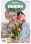 Eine lächelnde Frau hält einen Strauß roter Tulpen und umarmt ein schlafendes Kind. Text beinhaltet 'Genussvolles Radeln und Wandern am 1. Mai' und 'Kellerstockl Hoamsnauchn am Pfingstsonntag'.