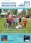 Ein Plakat zeigt eine Gruppe von Kindern beim Spielen im Freien. Es steht geschrieben: 'Ferien in Horn' beginnt mit einem Wasserfestival am 1. Juli.