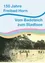 Ein Plakat bewirbt Freibad Horn, auf dem Menschen in einem Fluss schwimmen, mit dem Text 'Vom Badetich zum Stadtsee'.