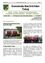 Das Bild zeigt einen Newsletter vom Oktober 2013 mit Neuigkeiten über das neue Feuerwehrhaus in Puntiz und die lokale Straßeninstandhaltung in Tobaj. Die Eröffnungsfeier des Feuerwehrhauses fand am 25. Mai 2013 statt. Das alte Feuerwehrhaus wurde für 85.000 Euro verkauft. Die Straßeninstandhaltung in Tobaj erfolgt in Zusammenarbeit mit dem Landesstraßenbauamt.