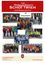 Eine Collage von Gemeinschaftsfotos zeigt Gruppen von Menschen in reflektierenden Westen und Helmen, einige halten Taschen und andere stehen zusammen. Sie sind an Gemeinschaftsaktivitäten beteiligt.