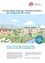 Illustration einer erneuerbaren Energiegemeinschaft mit Häusern, Solarpanelen, Windrädern und einer Brücke. Der Titel lautet 'Erneuerbare-Energie-Gemeinschaften für Anlagenbetreiber.' Ein Infografik erklärt die Vorteile einer Mitgliedschaft in einer erneuerbaren Energiegemeinschaft.