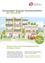 Infografik über erneuerbare Energiegemeinschaften für Haushalte. Mit Solaranlagen, Windrädern und Ladestationen für Elektroautos. Illustration von Menschen, die sich mit nachhaltiger Energie beschäftigen.