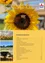 Eine gelbe Sonnenblume mit einer Biene darauf. Unten befindet sich ein Inhaltsverzeichnis mit verschiedenen Themen, darunter 'Leitartikel,' 'Geburhrenbremse' und 'Volksschuler besuchen Burgermeister.' Fotos von Feldern und Blumen sind unten abgebildet.