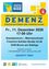 Plakat für eine Informationsveranstaltung über Demenzrisikofaktoren und Prophylaxe. Geplant für den 11. Dezember 2026 um 17:00 Uhr im Mehrzwecksaal Sozialzentrum. Der Eintritt ist frei.