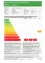 Das Bild zeigt Daten über ein Gebäude, einschließlich seines Energieeffizienzgrades, spezifischen Heizwärmebedarfs, Primärenergiebedarfs, Kohlendioxidemissionen und Gesamtenergieeffizienzfaktor. Es listet den Referenzheizwärmebedarf, spezifischen Heizwärmebedarf, Kohlendioxidemissionen und Gesamtenergieeffizienzfaktor für verschiedene Energiekategorien auf.
