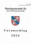 Dokument der Marktgemeinde Illz, Bezirk Hartberg-Fürstenfeld, zeigt einen Vorschlag für 2024 mit einem Gemeindesiegel und einer Mehrheitsentscheidung.