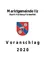 Das Bild zeigt einen Vorschlag aus dem Jahr 2020 für die Marktgemeinde Ilz im Bezirk Hartberg-Fürstenfeld. Es enthält ein Logo mit einem roten, blauen und weißen Schild, das eine Brücke und zwei weiße Blumen enthält.