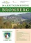 Das Cover einer Gemeindezeitung zeigt einen Luftblick auf Bromberg, eine Stadt umgeben von Bäumen und Hügeln. Es enthält eine Inhaltsliste mit Abschnitten über das Vorwort des Bürgermeisters, die Gemeinderatswahl und weitere lokale Informationen.
