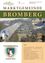 Das Bild ist das Cover einer Gemeindezeitung mit dem Titel 'Bromberg'. Es zeigt eine Stadt mit Häusern, einer Kirche und einem Berg. Es gibt Straßenschilder für 'Gemeinde' und 'Bank'. Unten zeigt es ein Wappen und das Wort 'Gemeindzeitung'.
