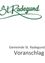 Das Logo der Gemeinde St. Radegund zeigt einen Schild mit einem schwarzen Hund auf gelbem und rotem Hintergrund. Darunter steht der Text 'Gemeinde St. Radegund bei G Voranschlag 202'.