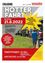 Plakat für Hotterfahrt, ein Gemeinschaftsereignis am 21. August 2022. Es zeigt Traktoren, Menschen und eine malerische Route. Raststationen für Essen und Getränke. Treffpunkt um 10 Uhr.