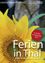 Ein Nahaufnahme einer Sonnenblume mit einem roten Kreis, der den Text '6. Juli bis 8. September 2019' enthält. Die Blume ist gelb mit einem grünen Zentrum.