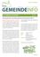 Ein informatives Gemeindeflyer informiert über einen Vortrag zu Demenz und weiteren psychischen Erkrankungen des Alters. Er gibt Einblicke in die Prävalenz von Demenz in Österreich und nennt Zahlen von 115.000 bis 130.000 Betroffenen. Der Flyer betont die Bedeutung der Früherkennung und Behandlung dieser Erkrankungen.