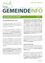Das Bild zeigt einen Flyer mit dem Titel 'Gemeindeinfo' mit Informationen über die Gemeinderatswahl 2020 in Thal, Österreich. Es erklärt den Wahlprozess, einschließlich der Möglichkeit, vor dem Wahltag abzustimmen. Es beschreibt auch, wie man eine Wahlkarte erhält und wo man sie finden kann.