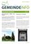 Ein Dokument mit Überschriften über Gemeindeinformationen, Rechte zum Wandern in Wäldern, Wiesen und öffentlichen Wegen sowie die Nutzung eines Bankautomaten in Unterthal. Es hebt Regeln und Vorschriften für Spaziergänger und Hundebesitzer hervor.