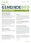 Das Bild zeigt ein Plakat mit dem Titel "GEMEINDEINFO" mit Informationen über die Hilfe für die Ukraine. Es hebt die Initiative "NACHFBAR IN NOT" hervor und fordert Spenden zur Unterstützung der Millionen Menschen in der Ukraine. Das Plakat bietet auch Details zu Spenden und eine Hotline für ukrainische Frauen in Österreich.
