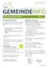 Gemeinde-Info-Poster über Lärmschutzvorschriften und Stellenangebote. Lärmerzeugende Garten- und Hausarbeiten sowie handwerkliche Arbeiten sind zu bestimmten Zeiten erlaubt. Stellenangebote für Restaurant- und Servicekräfte bei Kreuzwirt/Die Thalerei und für Café-Mitarbeiter bei Die Thalerei. Kontaktdetails angegeben.