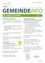 Gemeinde-Info-Poster über Lärmschutzvorschriften und Stellenangebote. Lärmerzeugende Garten- und Hausarbeiten sowie handwerkliche Arbeiten sind zu bestimmten Zeiten erlaubt. Stellenangebote für Restaurant- und Servicekräfte bei Kreuzwirt/Die Thalerei und für Café-Mitarbeiter bei Die Thalerei. Kontaktdetails angegeben.