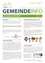 Ein Flyer von Gemeindeinfo informiert über Blutspendemöglichkeiten und ein Sommerferienprogramm für Kinder. Blutspenden ist am Montag, 06.11.2023, von 17:00 bis 20:00 Uhr möglich. Nähere Informationen finden Sie unter roteskreuz.at/ich-will-helfen/ich-will-blutspenden.