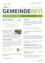 Gemeindeinfo für Thal, mit einem Abenteuerbericht aus der Mongolei und einer Diabetesschulung. Es sind auch Workshops zum Thema Pflege geplant.