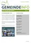 Das Bild zeigt einen deutschen Gemeindeinformationsflyer für das Jahr 2022. Es enthält einen Gemeindekalender und einen Zeitplan für die Sammlung von Bioabfällen und Metallverpackungen. Der Flyer bittet um Verständnis und dankt für die Zusammenarbeit.