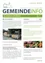 Ein Gemeindeflyer bietet Informationen über Abfallcontainer und Herbstveranstaltungen. Es enthält Details zur Standortverlegung der Container und bevorstehenden Herbstaktivitäten.