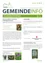 Ein informatives Bild über eine Gemeindeveranstaltung. Es enthält Details über eine Naturwanderung im Frühling, einschließlich Datum, Uhrzeit und Treffpunkt. Es wird auch eine Blutspendeaktion an einem bestimmten Datum und zu einer bestimmten Zeit erwähnt. Es gibt einen Aufruf, einen Platz für eine Gemeindeveranstaltung an einem bestimmten Datum zu reservieren.