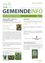 Ein informatives Bild über eine Gemeindeveranstaltung. Es enthält Details über eine Naturwanderung im Frühling, einschließlich Datum, Uhrzeit und Treffpunkt. Es wird auch eine Blutspendeaktion an einem bestimmten Datum und zu einer bestimmten Zeit erwähnt. Es gibt einen Aufruf, einen Platz für eine Gemeindeveranstaltung an einem bestimmten Datum zu reservieren.