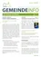 Die Gemeinde informiert: Klimafit sanieren – einfach, leistungsstark, ökologisch. Wann: Mittwoch, 15. April 2026, 19.00 Uhr. Ort: Thalsaal. Gebäude können mit wenigen, gezielten Schritten klimafit werden.