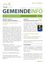 Die Gemeinde informiert: Klimafit sanieren – einfach, leistungsstark, ökologisch. Wann: Mittwoch, 15. April 2026, 19.00 Uhr. Ort: Thalsaal. Gebäude können mit wenigen, gezielten Schritten klimafit werden.
