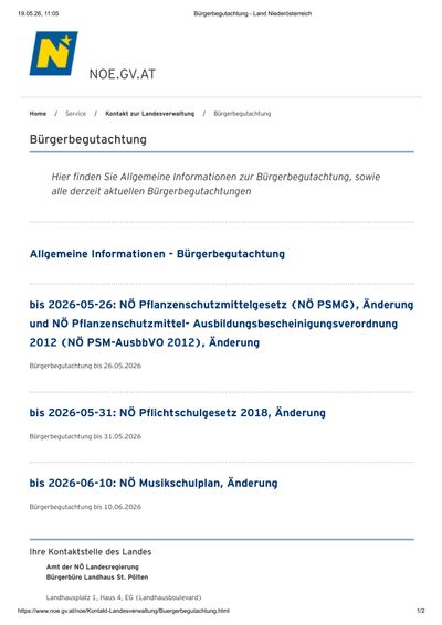 Diese Webseite bietet allgemeine Informationen zum Bürgerbudget. Es enthält alle aktuellen Bürgerbudgets, wie das Pflanzenschutzmittelgesetz, die Pflanzenschutzmittel-Ausbildungsbescheinigungsverordnung und das Schulgesetz.