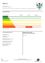Ein Energieeffizienzklasse-Diagramm zeigt Kategorien von A bis G, die von sehr effizient bis nicht effizient reichen. Zusätzliche Informationen umfassen das Jahr 2025, eine Gebäudefläche von 1229 Quadratmetern und einen Energieverbrauch von 53.510 kWh. Energiequellen sind PV KIGA II 100% und 100% erneuerbare Energie.