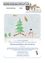 Einladungsposter für die Weihnachtsfeier der Senioren, mit einer Zeichnung von Tannenbaum, Engel und Schneemann. Veranstaltungseinladung der Gemeinde und des Seniorenbundes St. Lorenzen a. W. für Einwohner ab dem 60. Lebensjahr. Freitag, 16. Dez. 2022, 14 Uhr, Gasthaus Schwarz