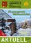 Postkarte mit schneebedeckten Häusern und Bäumen, die ein fröhliches Weihnachtsfest und gute Wünsche für 2021 ankündigt. Es steht 'Ein gesegnetes Weihnachtsfest' und zeigt eine verschneite Landschaft. Foto von Davy Koller.