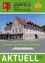 Werbeposter für ein Hotel in Arnfels, Österreich. Es zeigt ein Gebäude mit einem roten Dach, vielen Fenstern und einer einladenden Botschaft, die einen schönen Sommer wünscht.