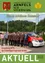 Eine Gruppe von Männern in Uniform steht mit einem Mercedes-Fahrzeug, Blumen und einer Flagge in einem grünen Park. Die Worte 'Einen schönen Sommer' und 'Einweihung MTF der Freiwilligen Feuerwehr Arnfels' sind angezeigt.