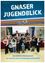 Ein Gruppenfoto von Kindern, die Bücher und Urkunden halten, in einem Raum. Der Titel oben lautet 'Jugendblick'. Einige Erwachsene stehen hinter den Kindern.