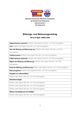 Ein Dokument mit Abschnitten für abgeschlossen zwischen, Details zur Bildung und Betreuung, Telefonnummer, E-Mail-Adresse, Beginn und Ende der Betreuung, Betreuungsform, Lebensmittelinformationen, abholberechtigte und Notfallkontaktperson.