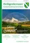 Poster mit einem Regenbogen über einem Feld mit üppigem Grün. Es steht 'Schönen Sommer' mit einem Logo und Text des Bürgermeisters, der sich für einen schönen Sommer und das Wohl der Gemeinde wünscht.